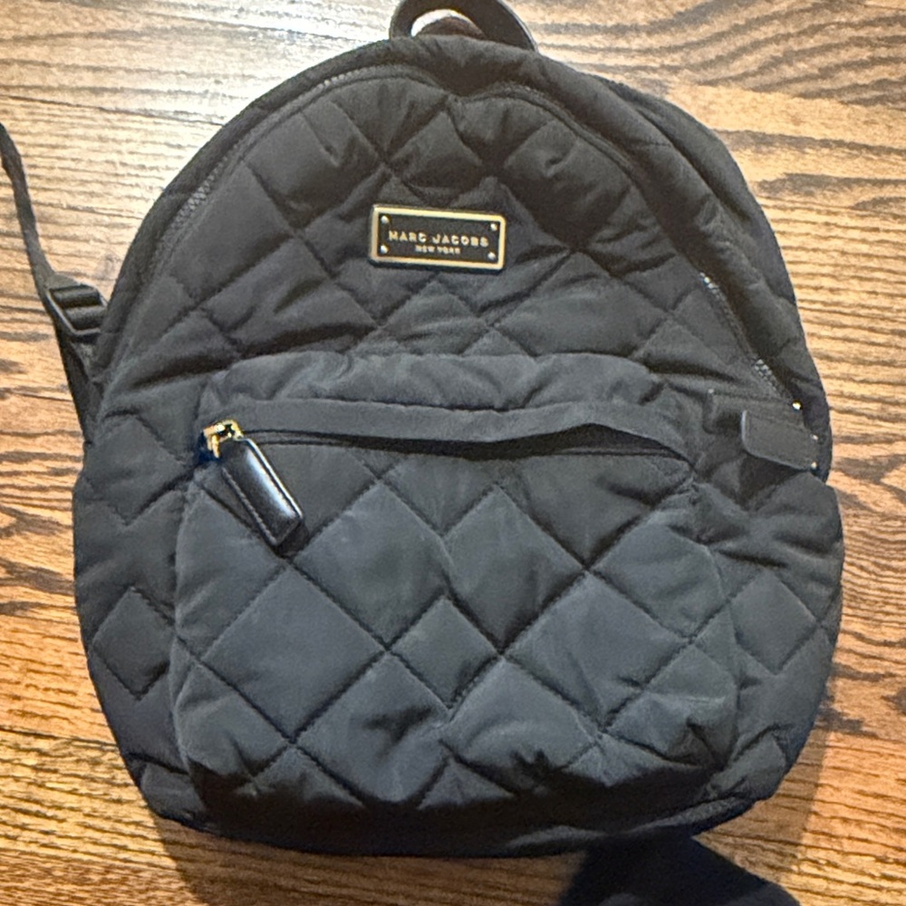 Marc Jacobs Quilted Black Backpack